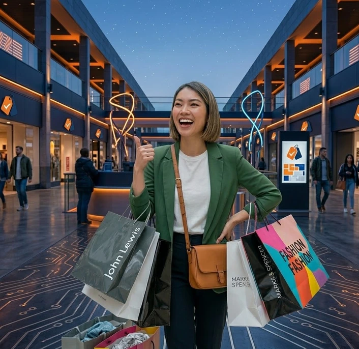 UK shopper exploring products online